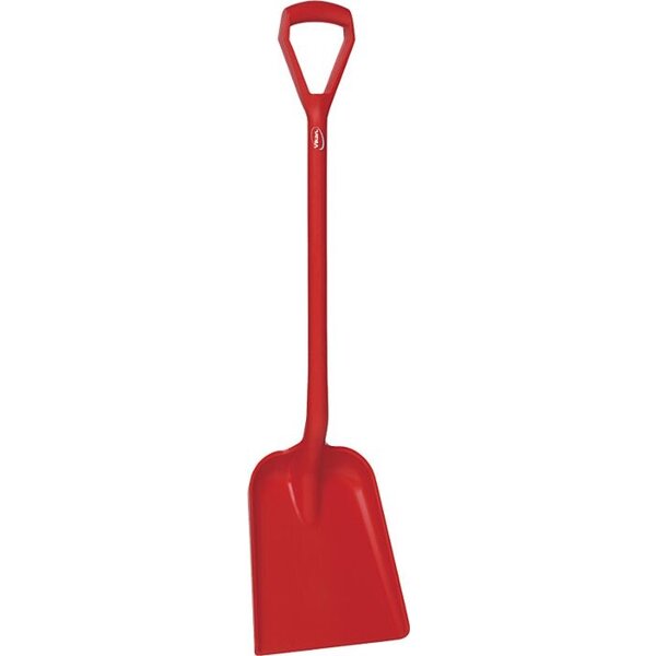 Vikan Schop D-grip Standaard Blad Detec. Rood