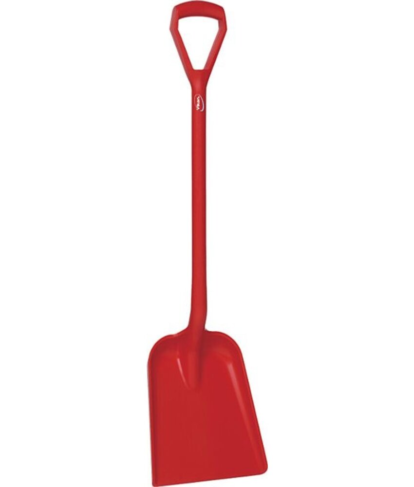 Vikan Schop D-grip Standaard Blad Detec. Rood