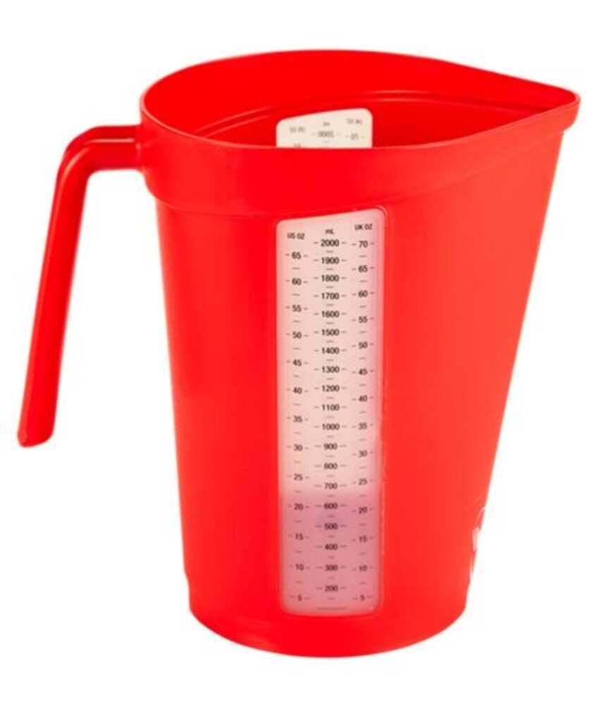 Vikan Hygiene maatbeker 2L Rood