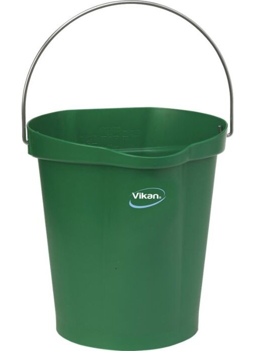Vikan Hygiene Emmer 12L Detec. Groen