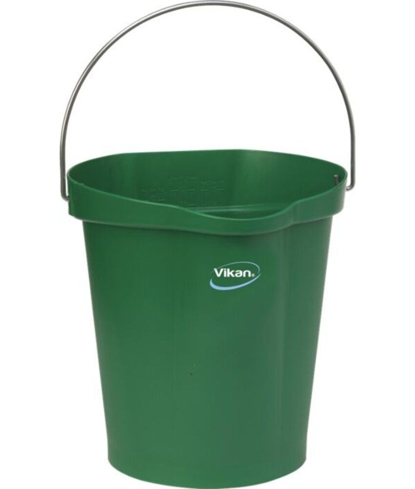 Vikan Hygiene Emmer 12L Detec. Groen