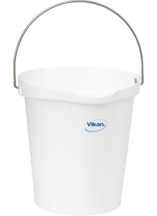 Vikan Hygiene Emmer 12L Detec. Wit