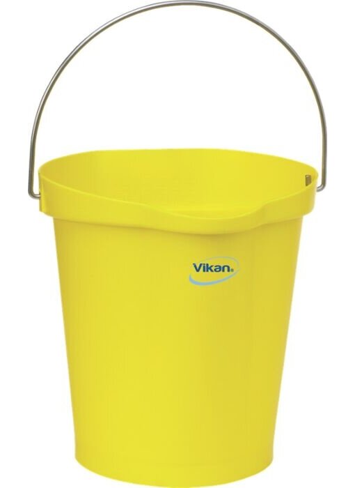 Vikan Hygiene Emmer 12L Detec. Geel