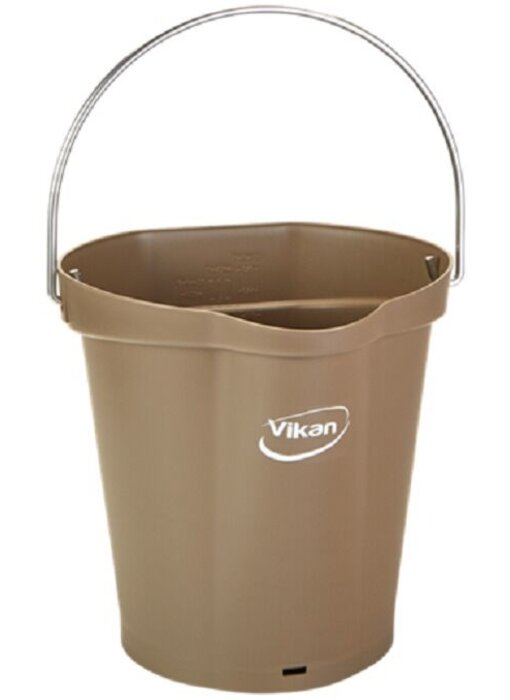 Vikan Hygiene Emmer 6L Bruin
