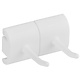 Hygiene Dubbele Haak voor Hi-Flex Wandhouder Wit