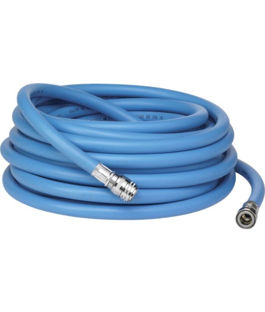 Vikan Slangenset Heet Water 15mtr Blauw