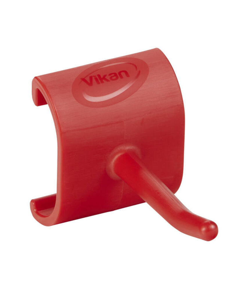 Vikan Ophangsysteem enkele haak Rood