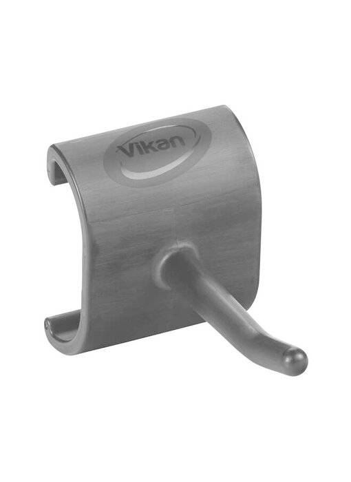 Vikan Ophangsysteem enkele haak Zwart