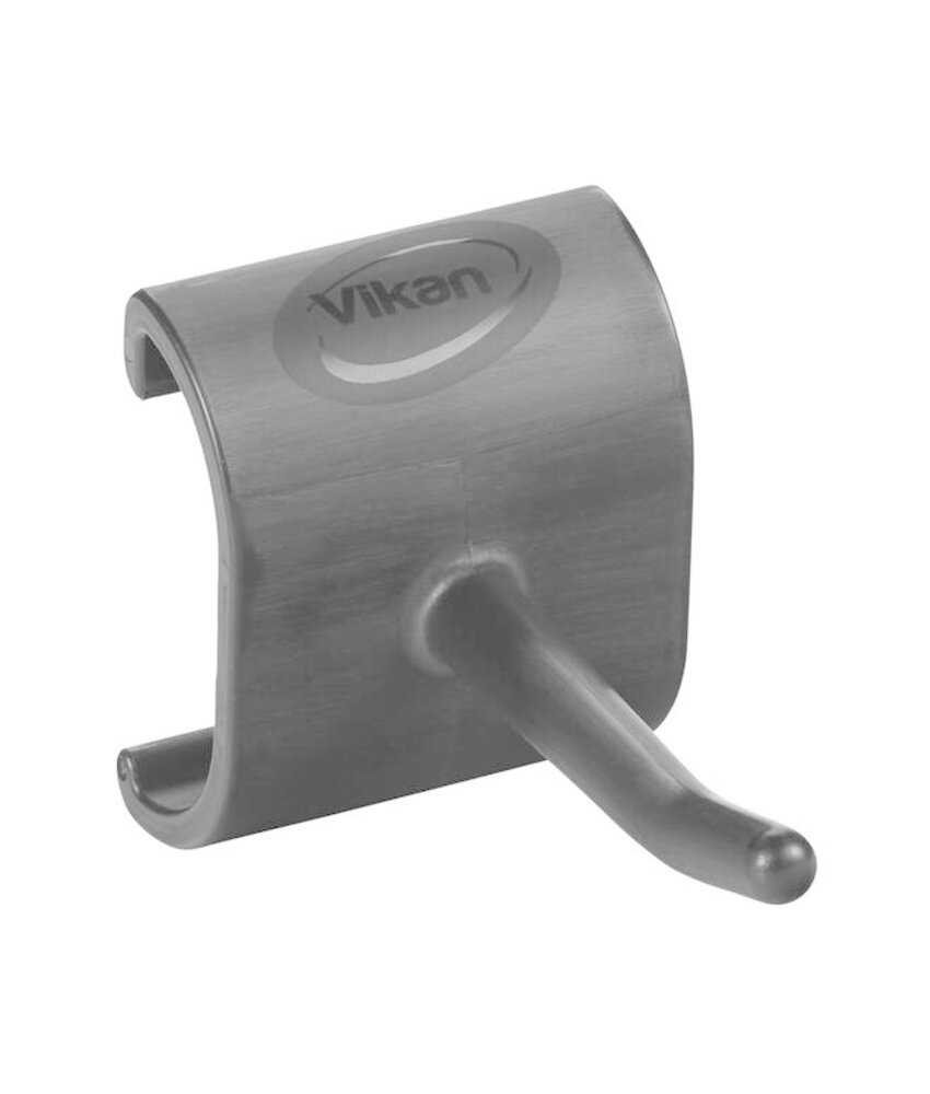 Vikan Ophangsysteem enkele haak Zwart