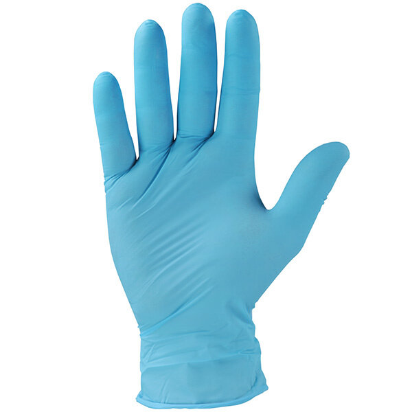 Nitrile handschoen, Medium (Ongepoederd, Blauw)