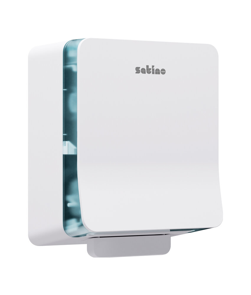 Satino Handdoekroldispenser AutoCut, Wit