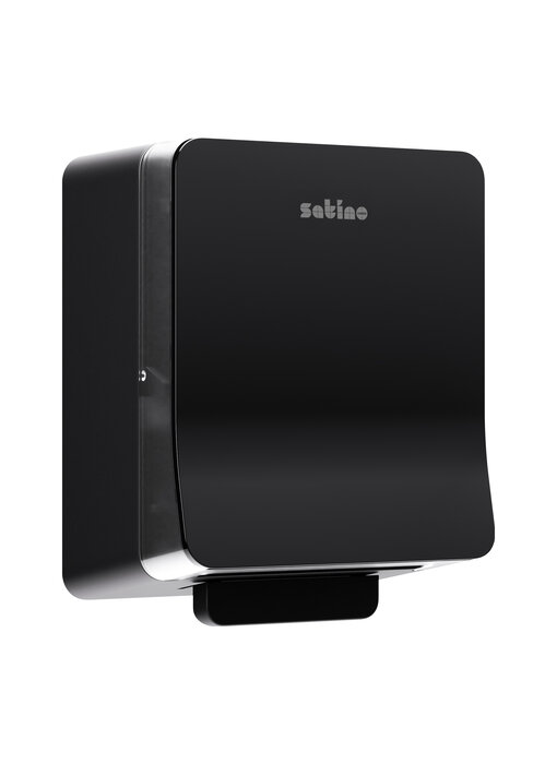 Satino Handdoekroldispenser AutoCut, Zwart