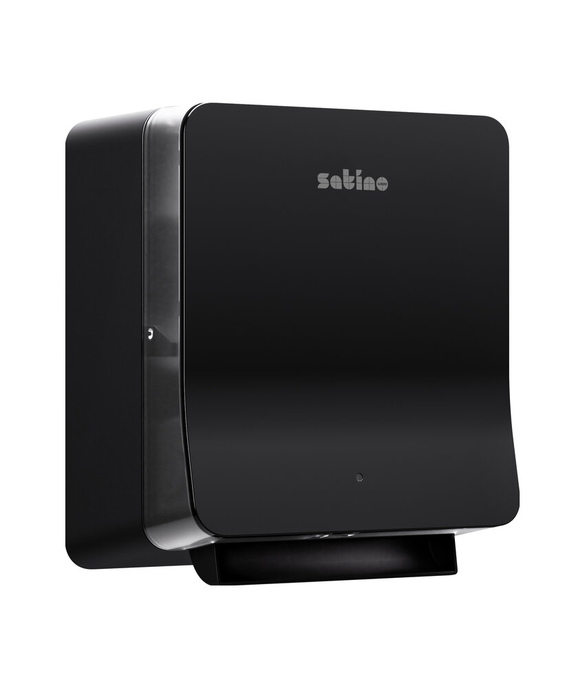 Satino Handdoekroldispenser Sensor, Zwart