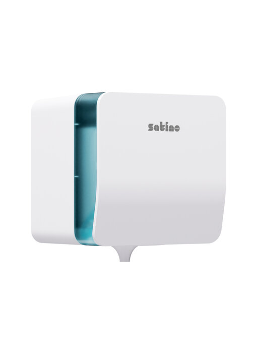 Satino Midi Poetsroldispenser, Wit