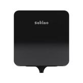 Satino Midi Poetsroldispenser, Zwart