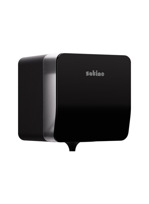 Satino Midi Poetsroldispenser, Zwart