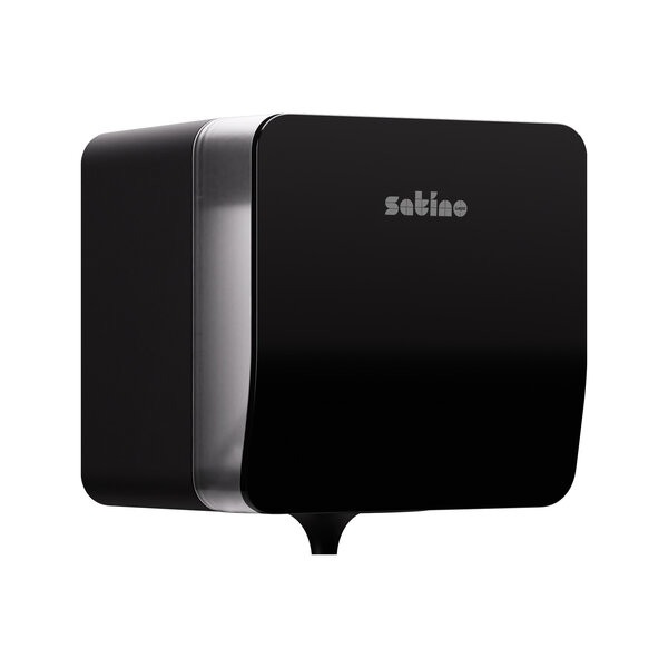 Satino Midi Poetsroldispenser, Zwart