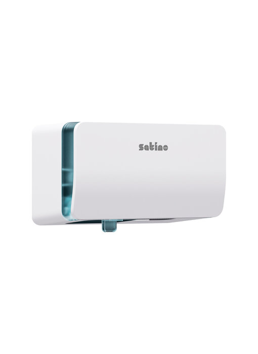 Satino Duo Toiletroldispenser, Wit