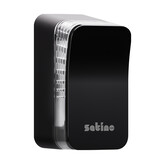 Satino Luchtverfrisserdispenser Eco, Zwart