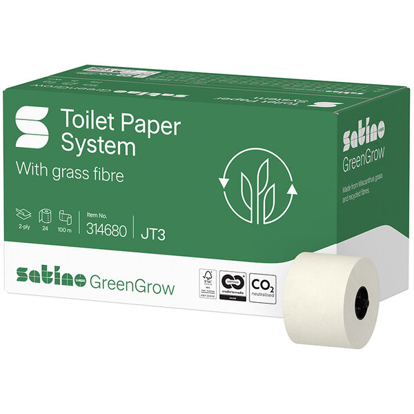Satino GreenGrow Systeemrol 2-Laags, 24x100 meter