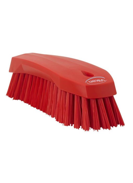 Vikan Grote Werkborstel, Hard, Rood