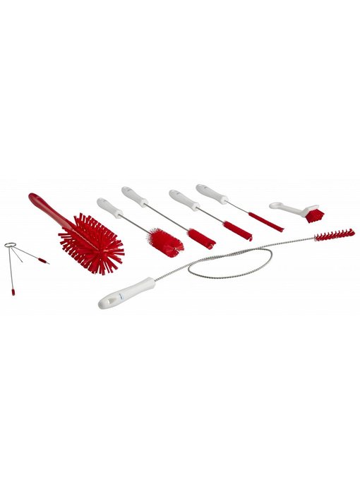 Vikan Brush kit Sundae Rood