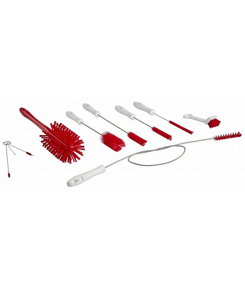 Vikan Brush kit Sundae Rood