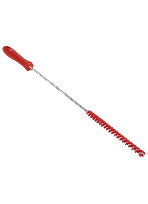 Vikan pijpenborstel, hard, 10 mm Rood