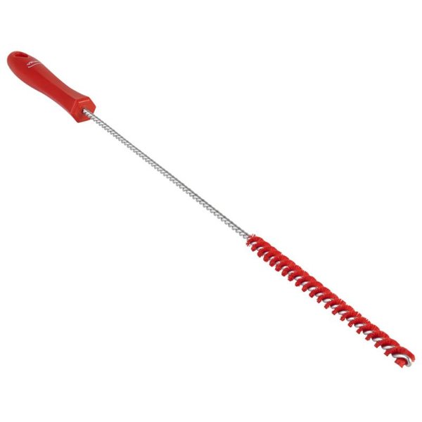 Vikan pijpenborstel, hard, 10 mm Rood