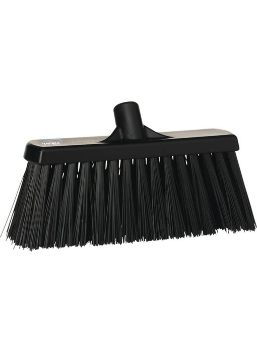 Vikan bezem, 30 cm, hard, zwart