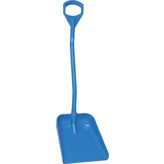 Vikan  ergonomische schop met groot blad, steel 1140 mm, blauw,