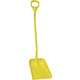 Ergonomische schop lange steel groot blad, Geel