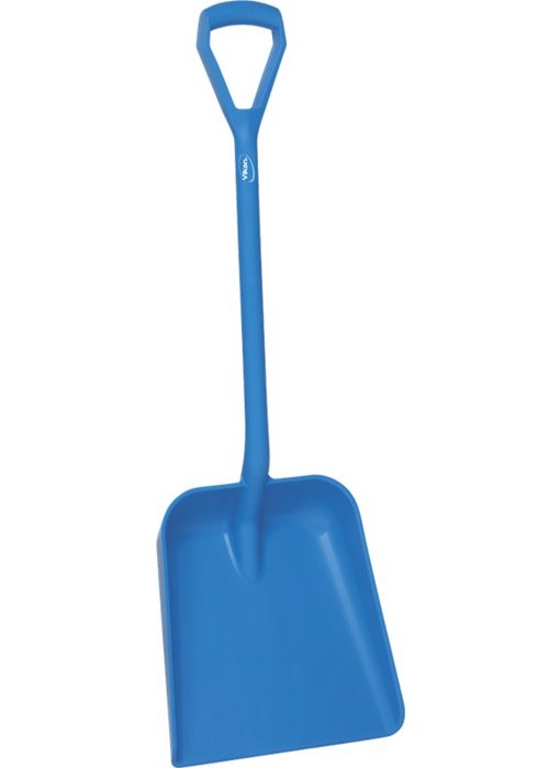Vikan Lichtgewicht schop D-greep korte steel, Blauw
