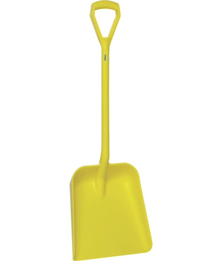 Vikan Lichtgewicht schop D-greep korte steel, Geel