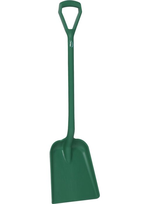 Vikan Schop D-greep korte steel, standaard blad, Groen