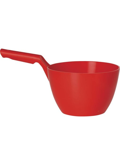 Vikan ronde schepbak, 2 liter, rood,