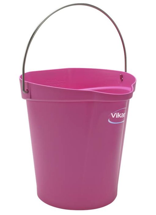 Vikan Emmer 12 liter, Roze