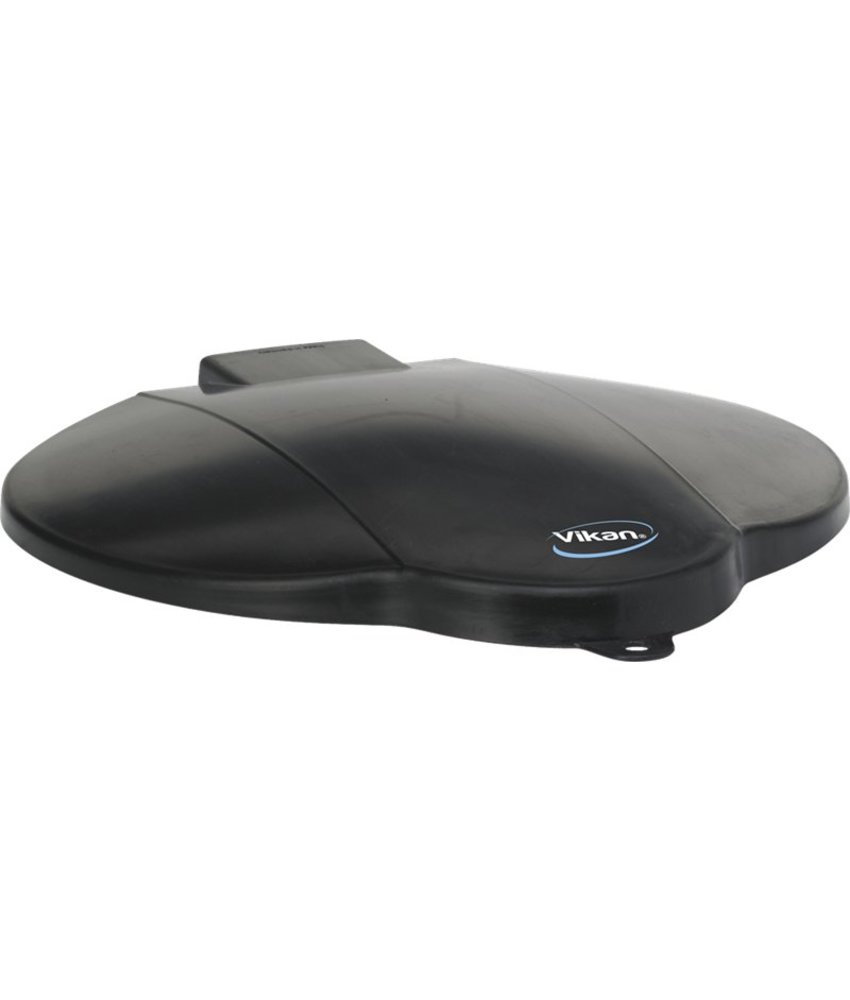 Vikan Emmerdeksel 12 liter, Zwart