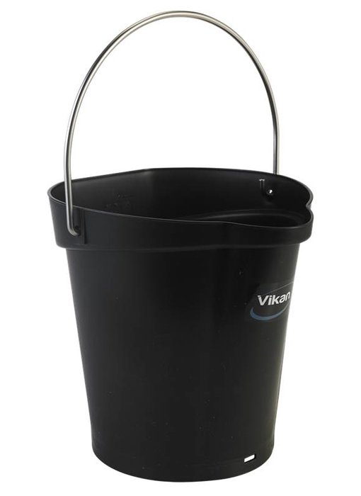 Vikan Emmer 6 liter, Zwart