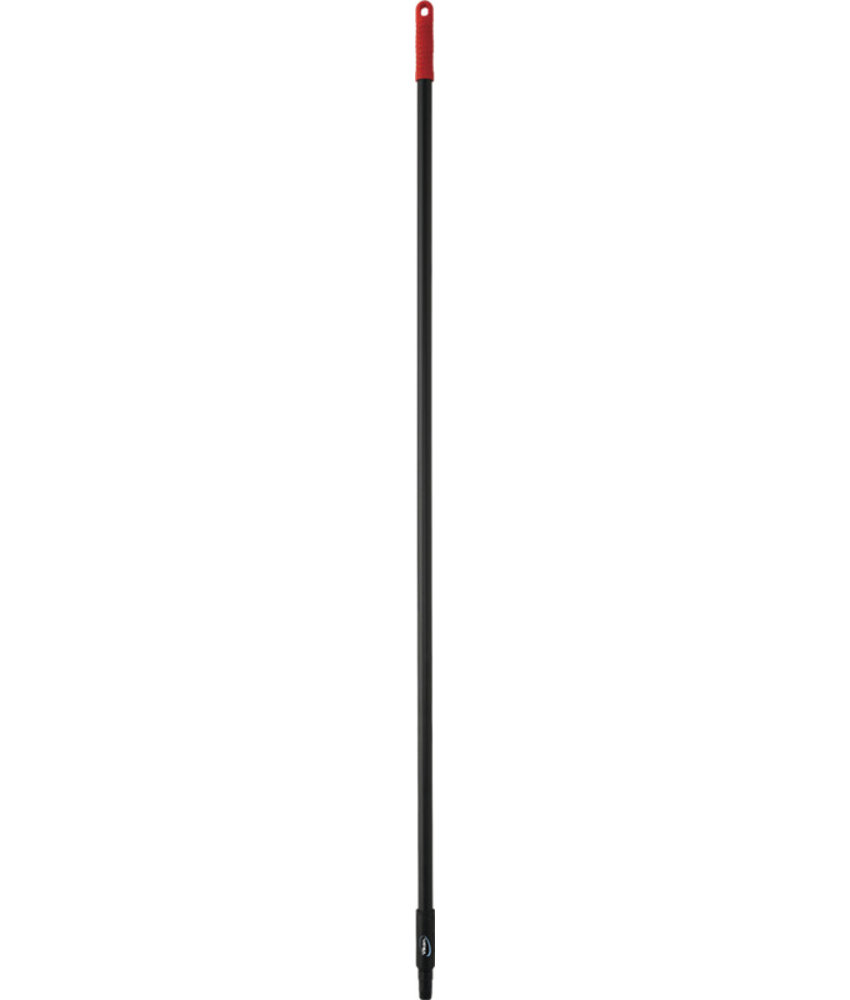 Vikan houten steel, 155 cm, zwart