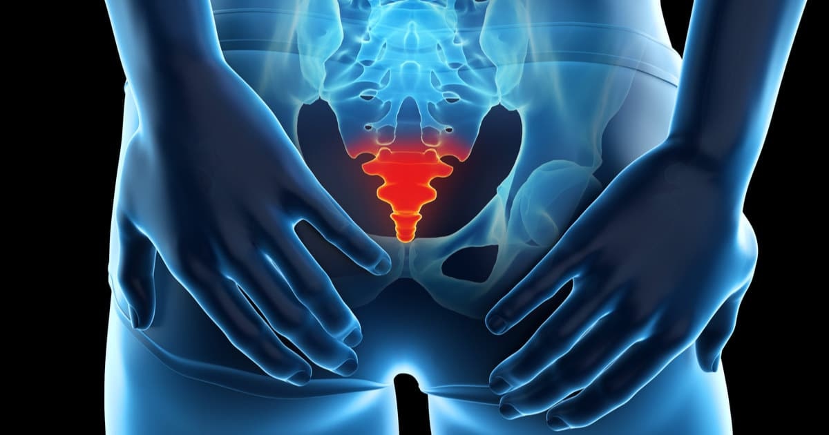 Stuitjesproblemen tijdens het fietsen?