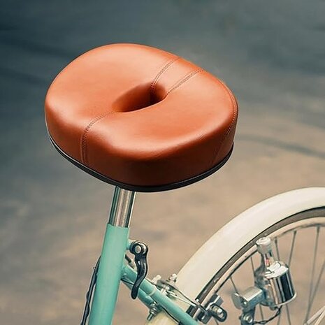 Fietszadel City zonder Neus met extra dikke foam vulling Bruin Fietszadel City zonder Neus met extra dikke foam vulling Bruin