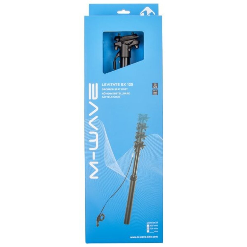 MWave zadelpen dropper in hoogte verstelbaar 31.6 Levitate EX 0-125 mm
