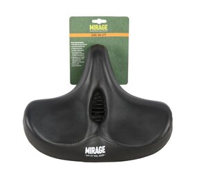 Mirage Fietszadel Big City  met Gleuf Tegen Zadelpijn Mirage Fietszadel Big City  met Gleuf Tegen Zadelpijn