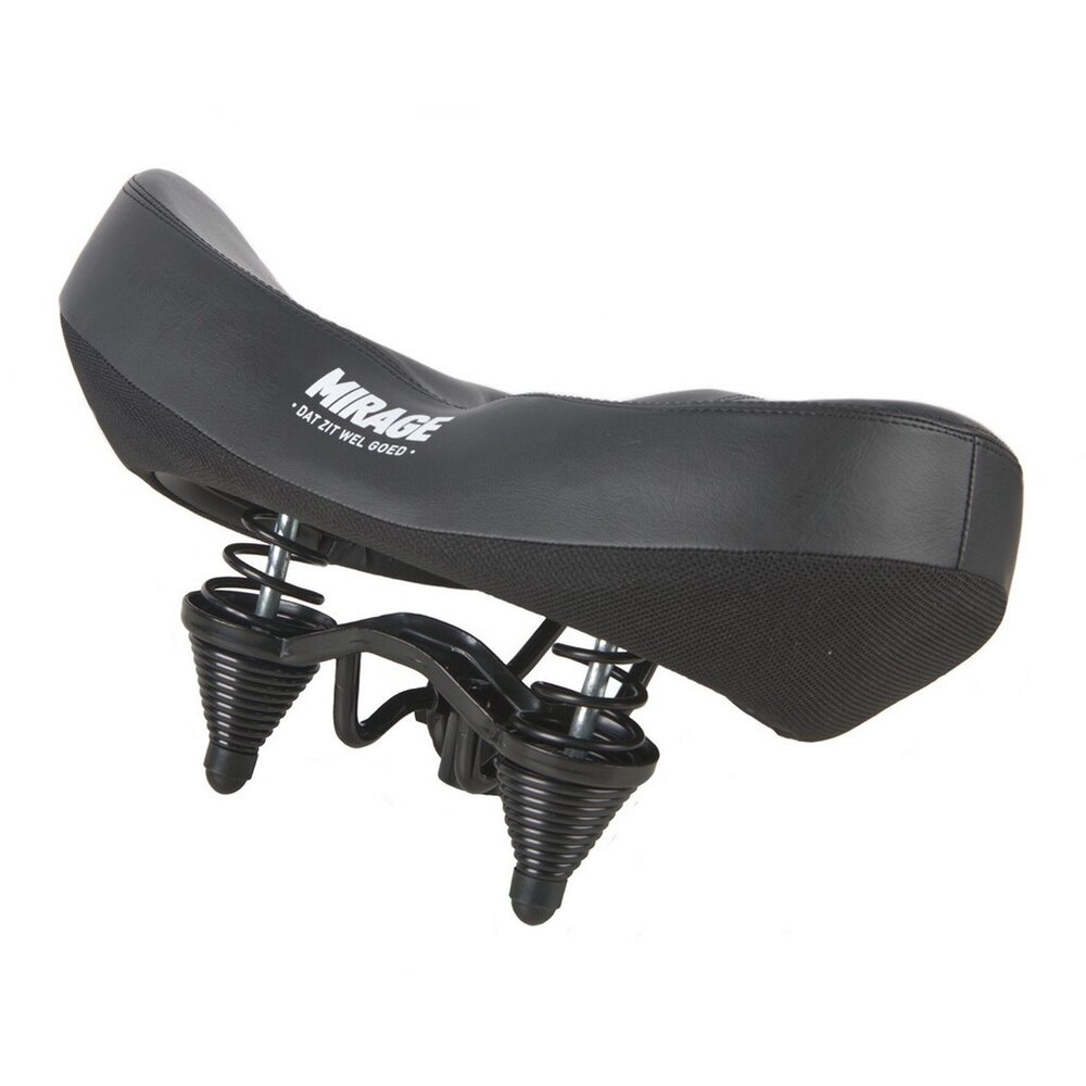 Mirage Fietszadel Big City Tour Comfort met gleuf tegen zadelpijn Mirage Fietszadel Big City Tour Comfort met gleuf tegen zadelpijn