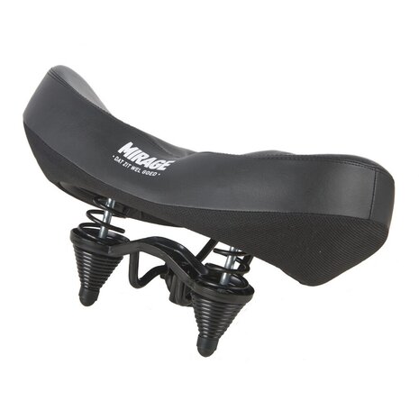 Mirage Fietszadel Big City Tour Comfort met gleuf tegen zadelpijn Mirage Fietszadel Big City Tour Comfort met gleuf tegen zadelpijn