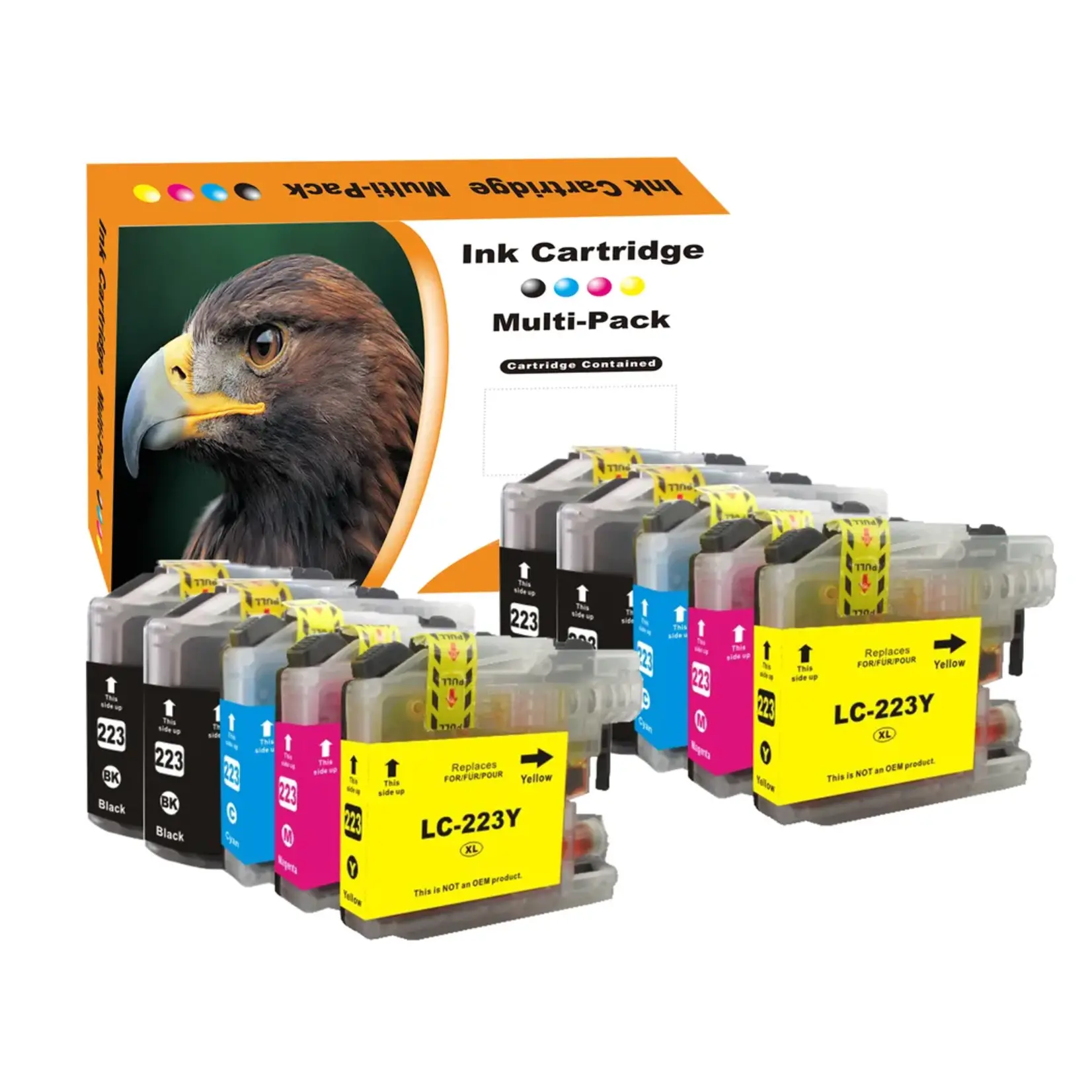 MediaHolland® Voordeelpakket voor uw Brother printer die de LC-223 cartridges gebruikt