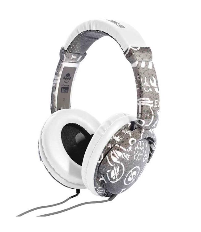 Ibiza 103 grijze koptelefoon met een goed geluid en microfoon voor handsfree bellen