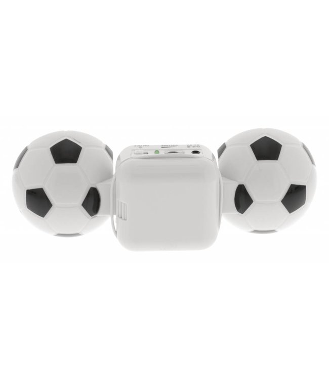 BXL-20SPS100 Actieve luidsprekers in vorm van voetbal met 3,5 mm plug voor pc, tablet, telefoon