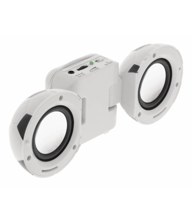 BXL-20SPS100 Actieve luidsprekers in vorm van voetbal met 3,5 mm plug voor pc, tablet, telefoon